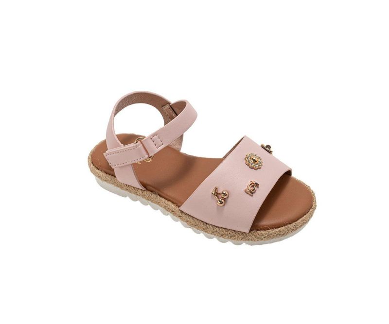 Girls Girl's Fashion Sandals - Dressy Shoes with Playful Charm Details