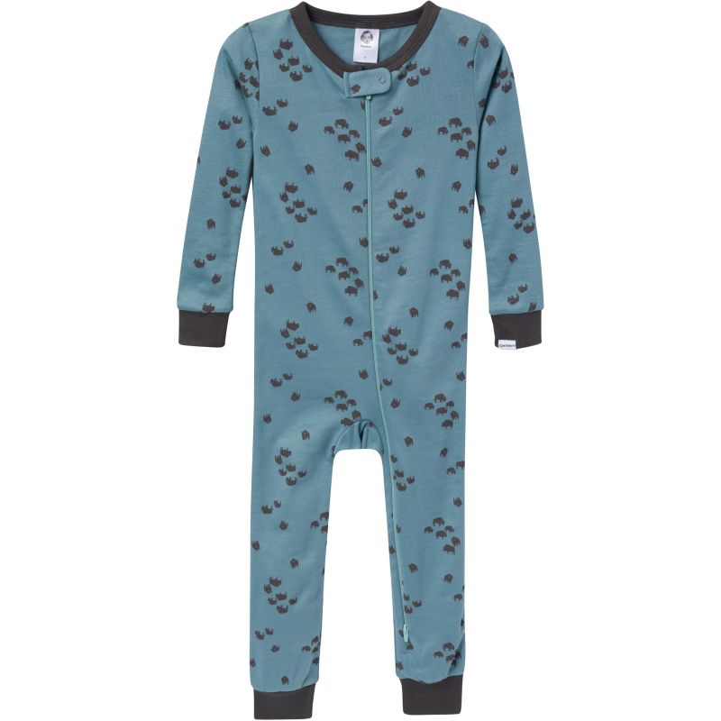Baby Girls Snug Fit Footless Pajamas, 3-Pack, Moose and Trees