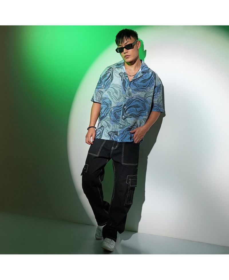 Men's Contrast Hazy Shirt