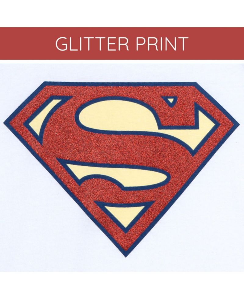 Little Girls Glitter Graphic T-Shirt
