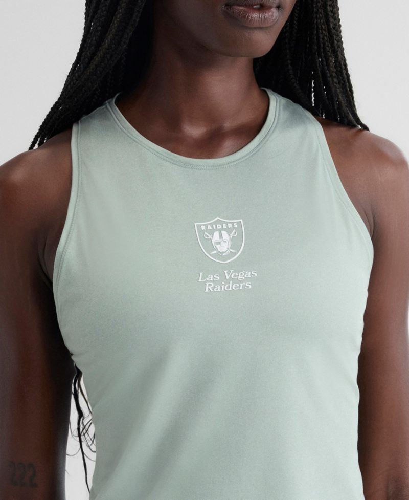 Women's Las Vegas Raiders Clutch Athletic-Fit Tank Top