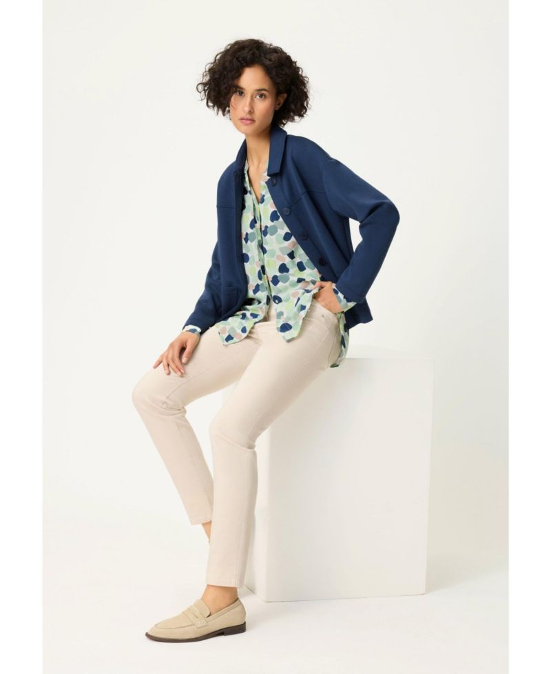 Women's Blot Print Blouse Tops