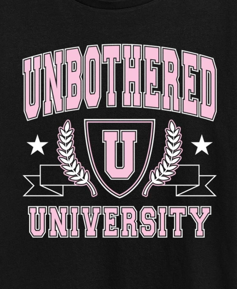 Plus Size Unbothered University Graphic T-Shirt