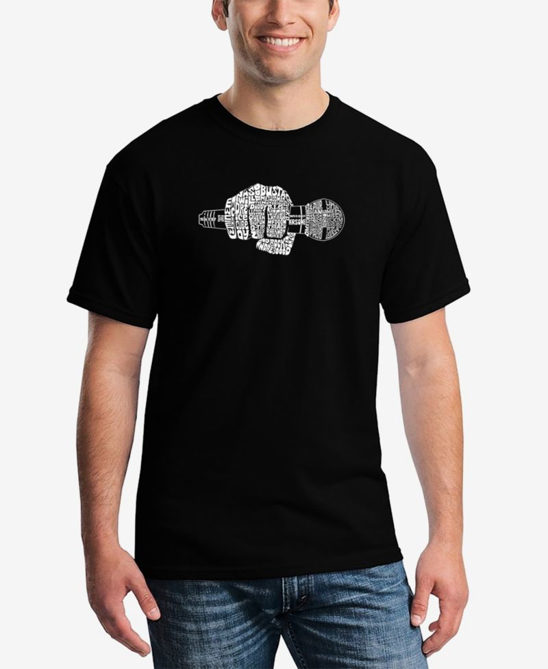 Men's 90's Rappers Printed Word Art T-shirt