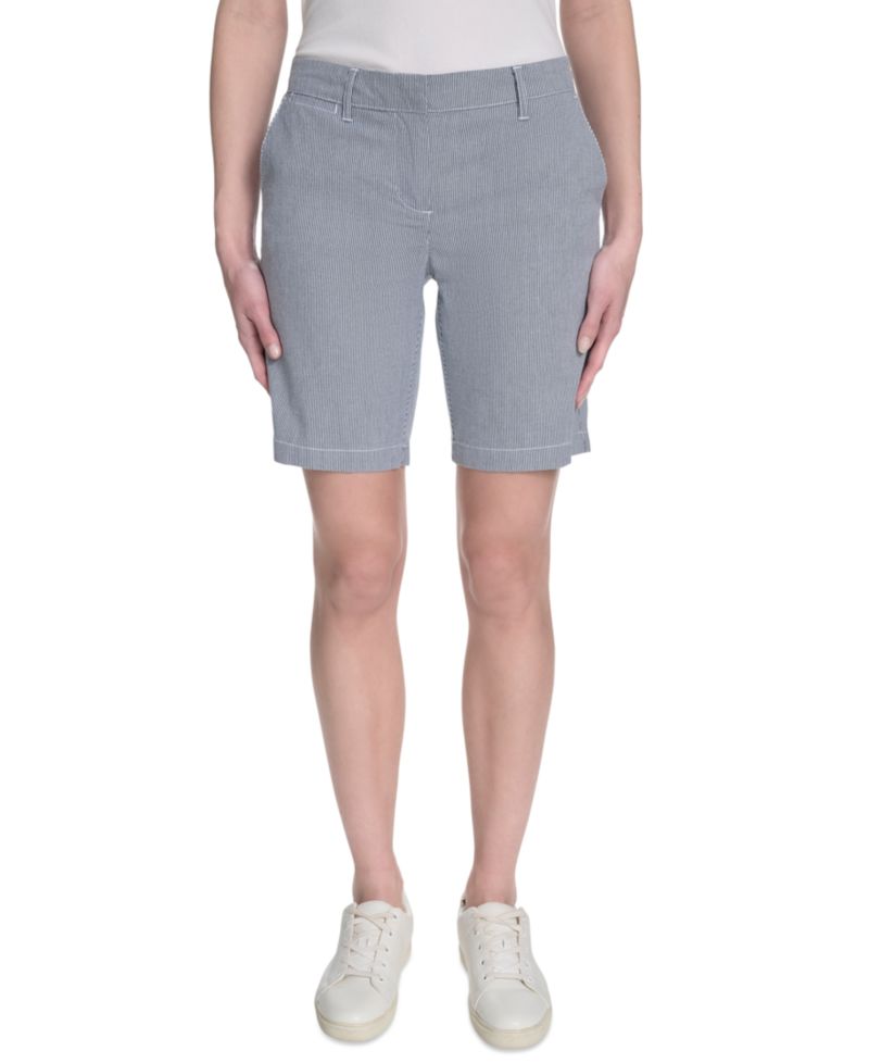 Women's Striped Riviera Mid-Rise Shorts