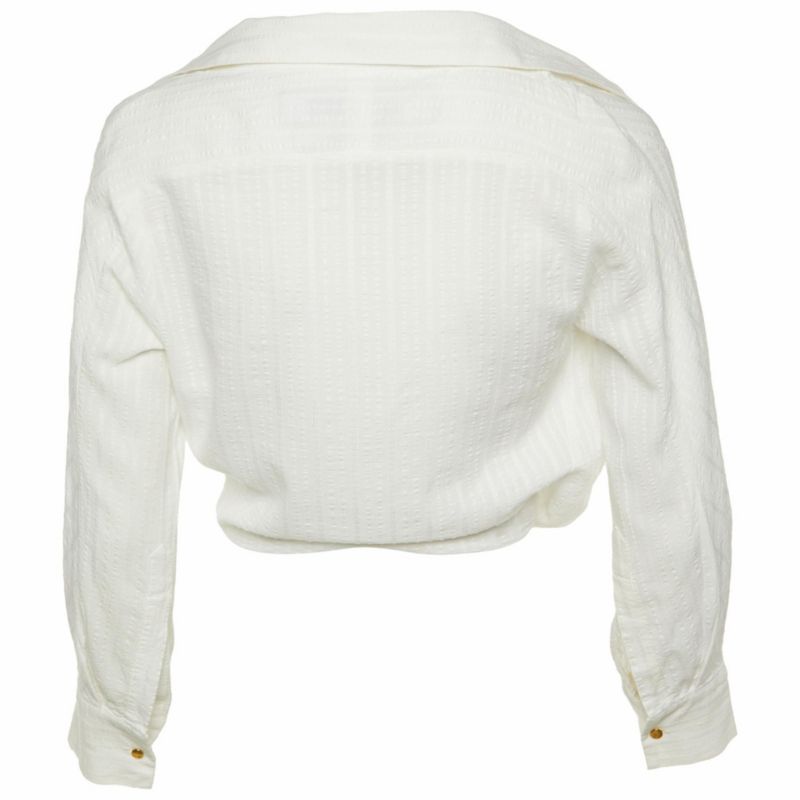Women's La Riviera Textured Viscose Wrap Blouse