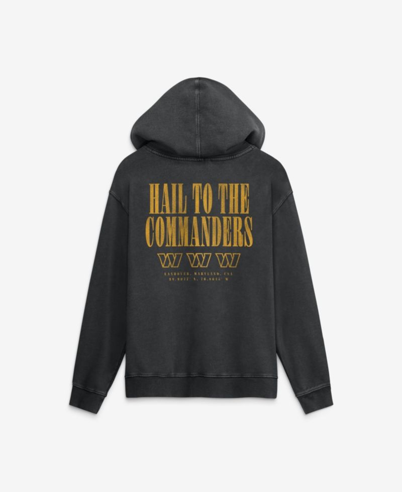 Men's Black Washington Commanders Relaxed Intense Rivalry French Terry Hoodie