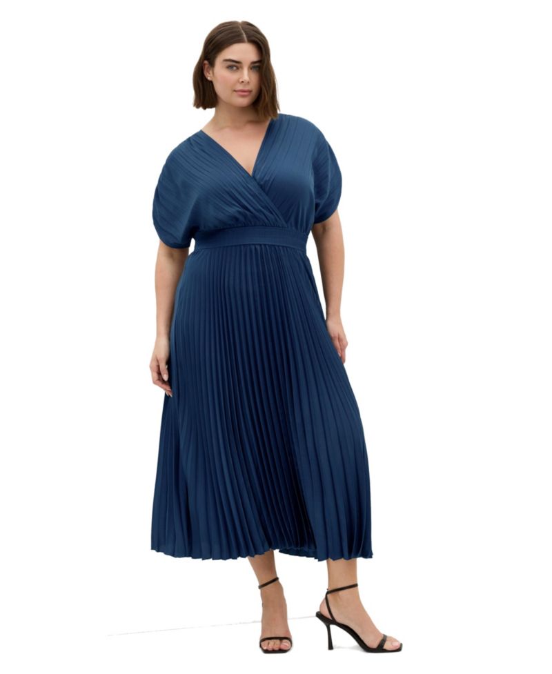 Women's Plus Size Elia Pleat Dress