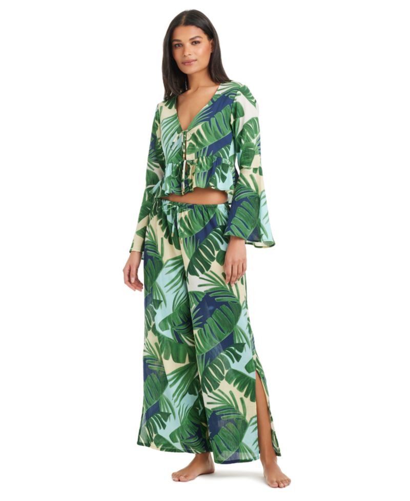 Women's Summer Breeze Side-Slit Cover-Up Pants