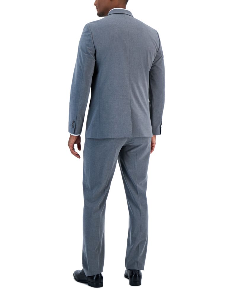 Men's Slim-Fit Spandex Super-Stretch Suit Pants