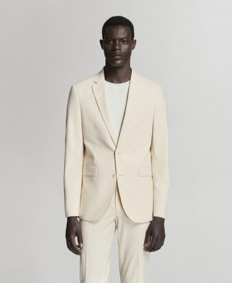 Men's Super Slim-Fit Stretch Fabric Suit Jacket