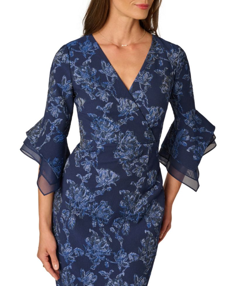 Women's Printed V-Neck Dress