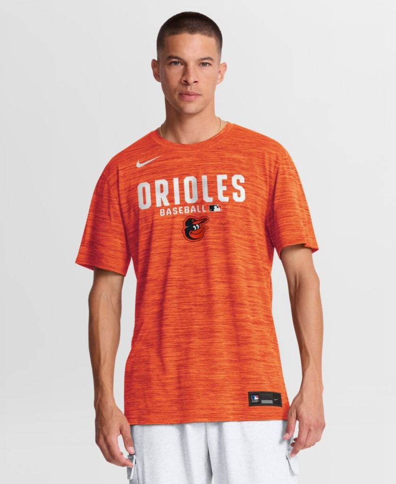Men's Orange Baltimore Orioles Authentic Collection Velocity Dri-FIT T-Shirt