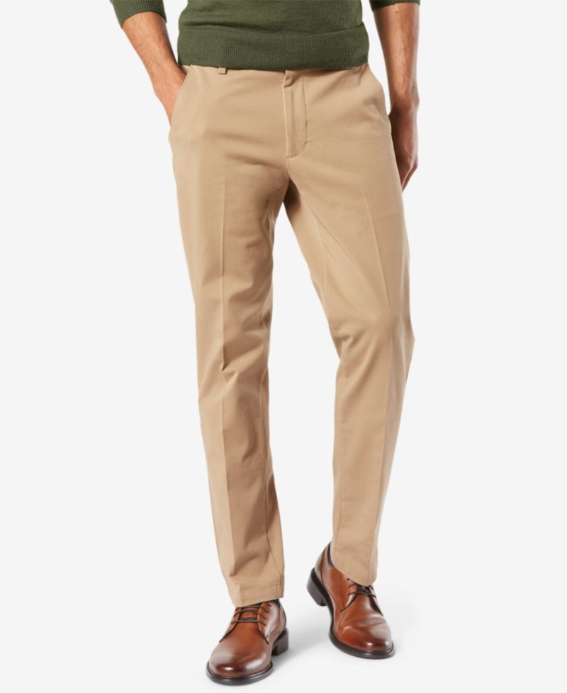 Men's Workday Smart 360 Flex Slim-Fit Khaki Stretch Pants