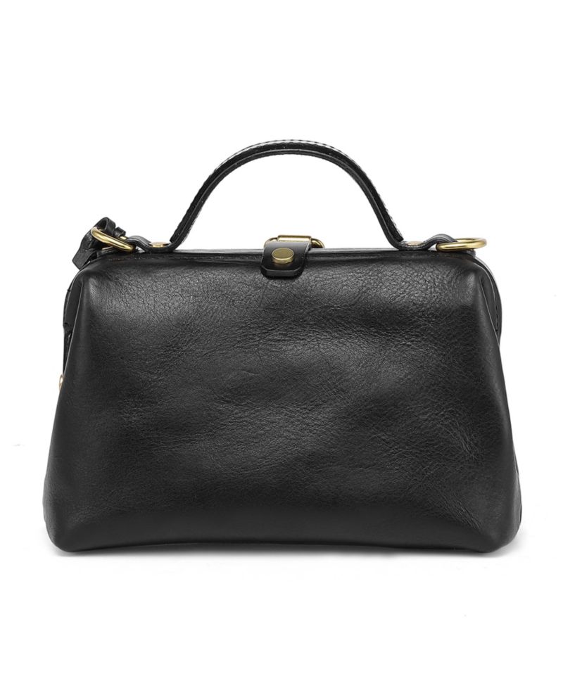 Doctor Small Leather Crossbody Satchel Bag