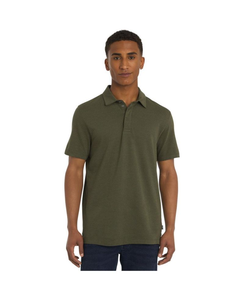 Men's East End Cotton Jacquard Polo
