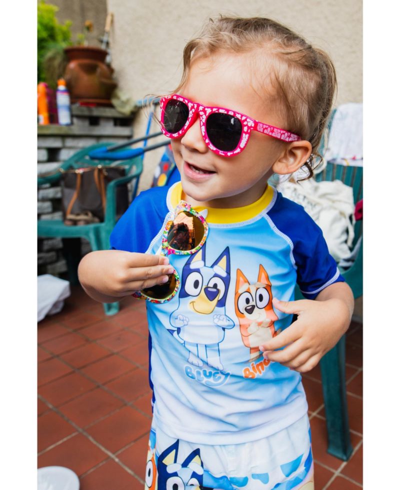Baby Boys UPF 50+ Pullover Rash Guard Swim Trunks Outfit Set