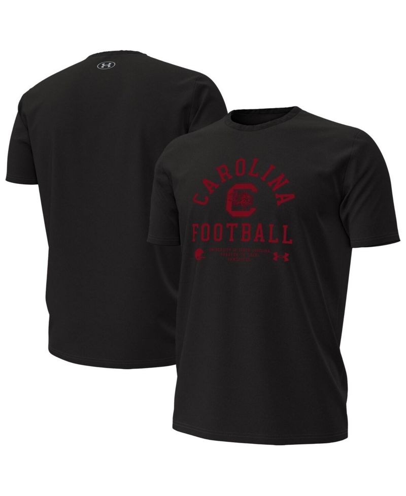 Men's Black South Carolina Gamecocks 2025 Sideline Football Performance T-Shirt