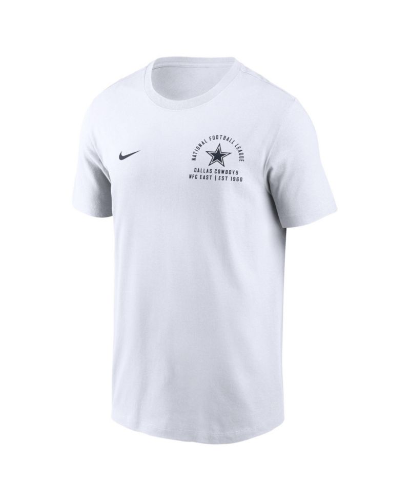 Men's Dallas Cowboys Split Logo Screen Print T-Shirt