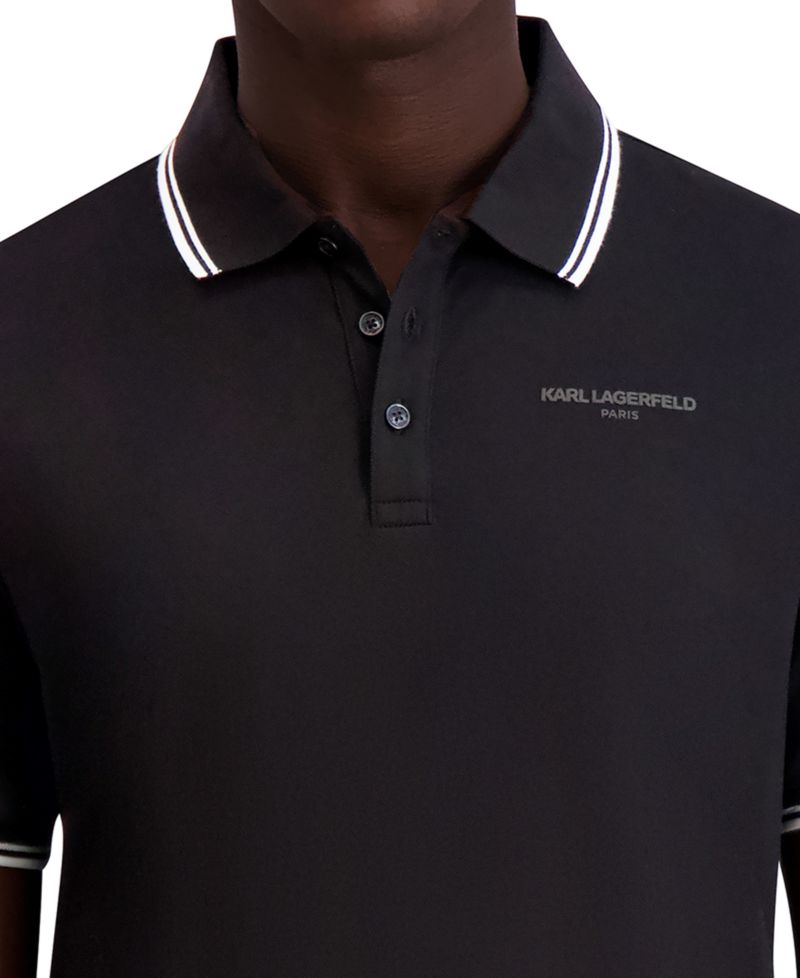 Men's Regular-Fit Tipped Polo Shirt
