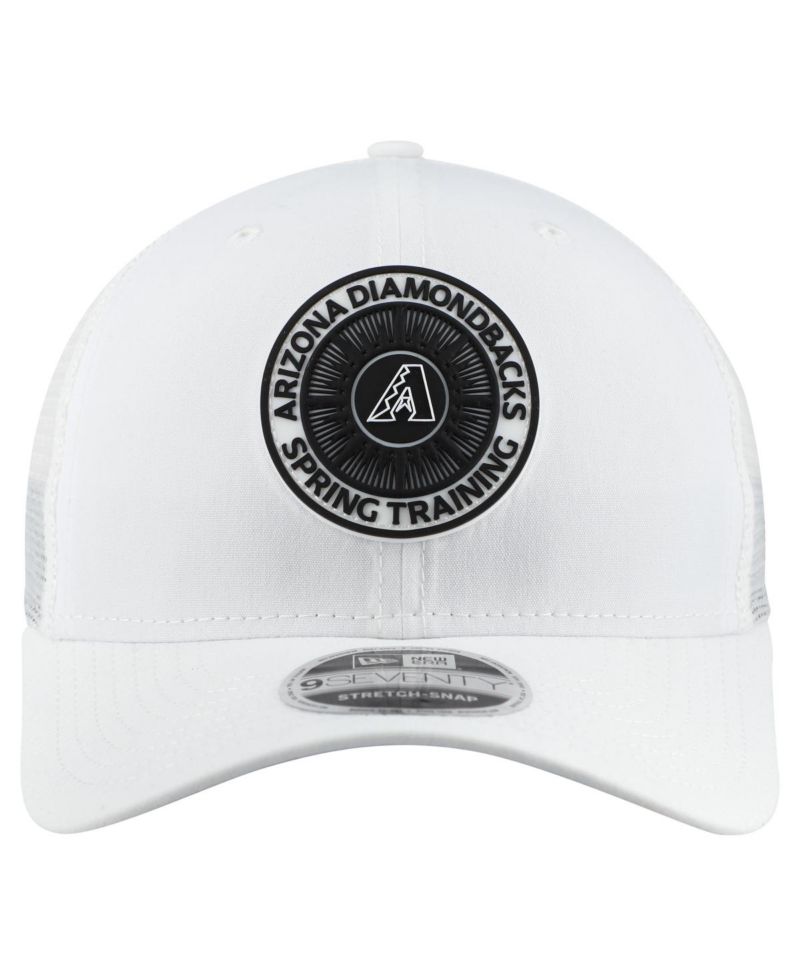 Men's White Arizona Diamondbacks 2026 Spring Training Fan Pack 9SEVENTY Adjustable Trucker Hat