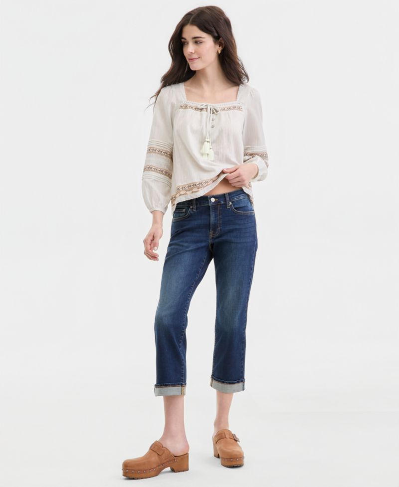 Women's Mid-Rise Sweet Capri Jeans