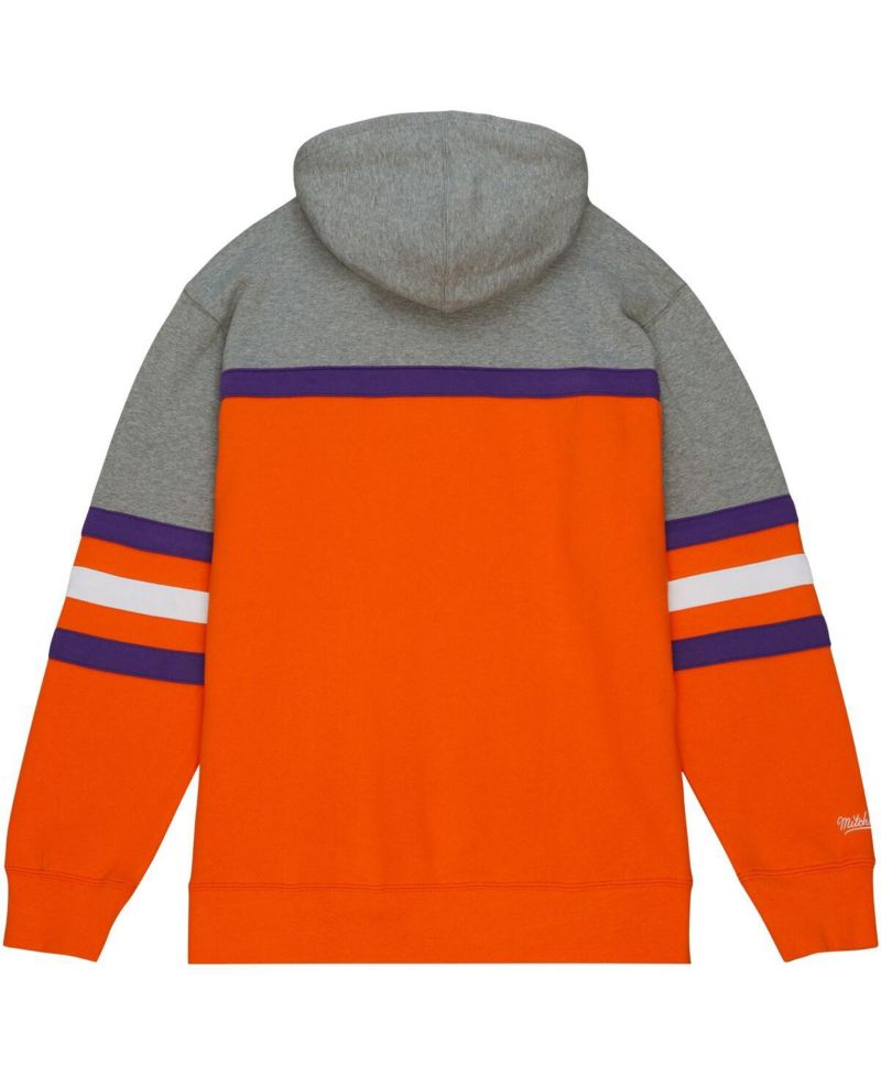 Men's Orange Clemson Tigers Head Coach Pullover Hoodie