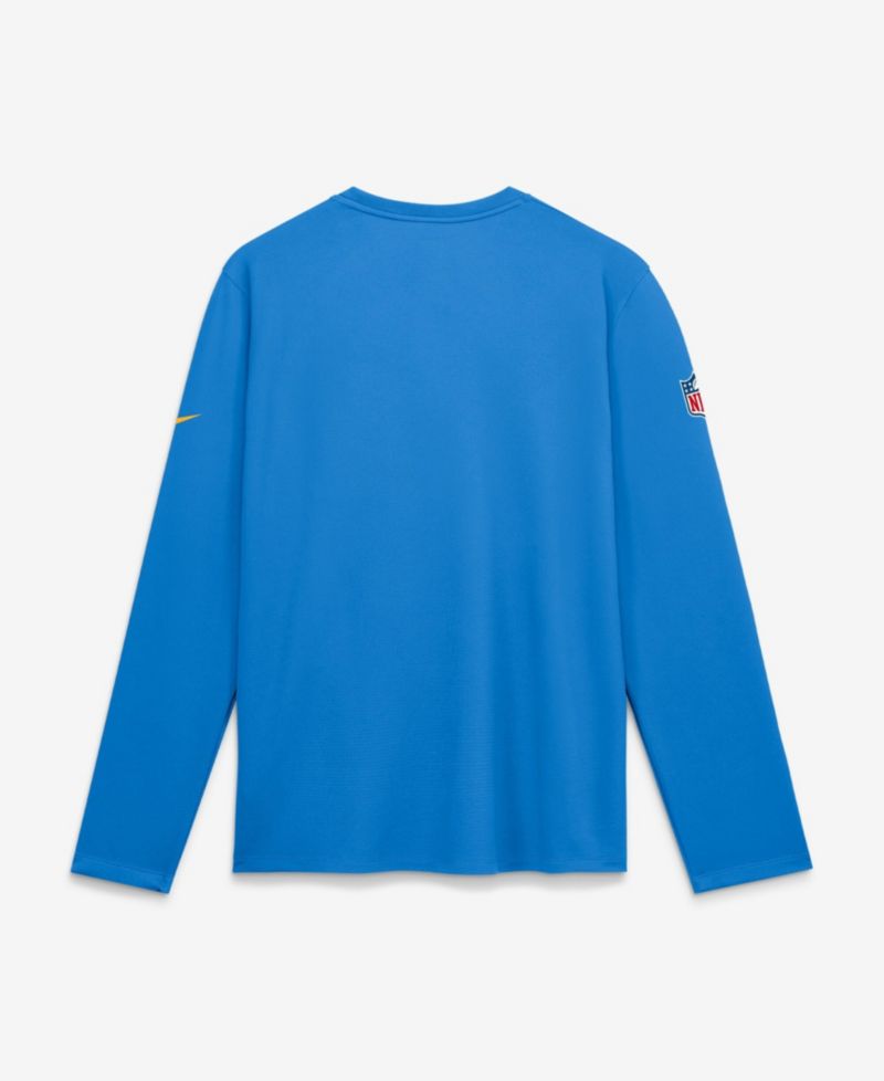 Men's Powder Blue Los Angeles Chargers Sideline Coaches UV Dri-FIT Long Sleeve Shirt