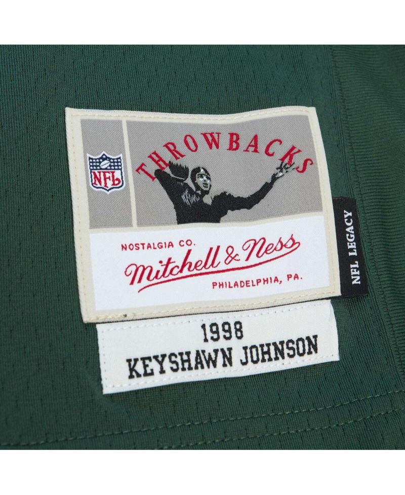 Men's Keyshawn Johnson Green New York Jets 1998 Legacy Replica Jersey