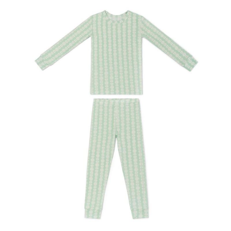 Toddler Girls Mint Meadows Pajama Set