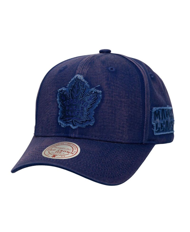 Men's Navy Toronto Maple Leaf's Downtown Snow Wash Pro-Crown Adjustable Hat