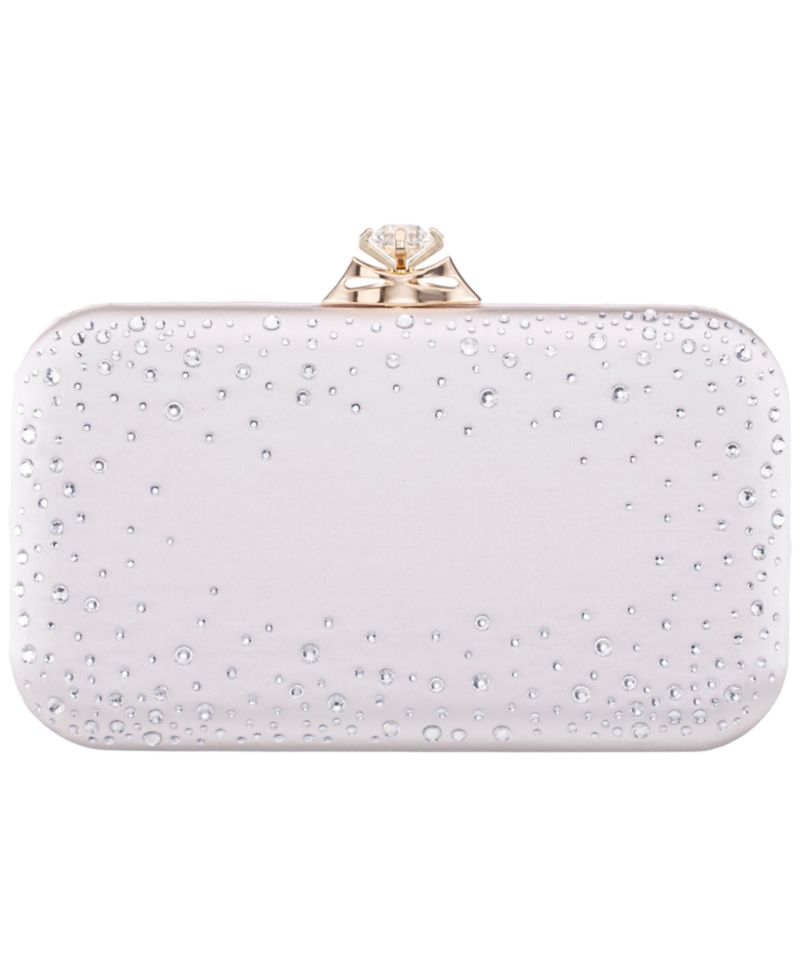 Lindsay Scatter Crystal Minaudiere Small Clutch Handbag