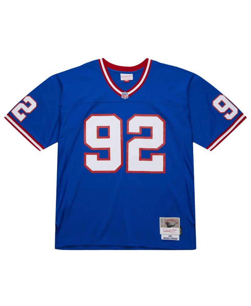 Men's Michael Strahan Royal New York Giants Big & Tall 1993 Retired Player Replica Jersey