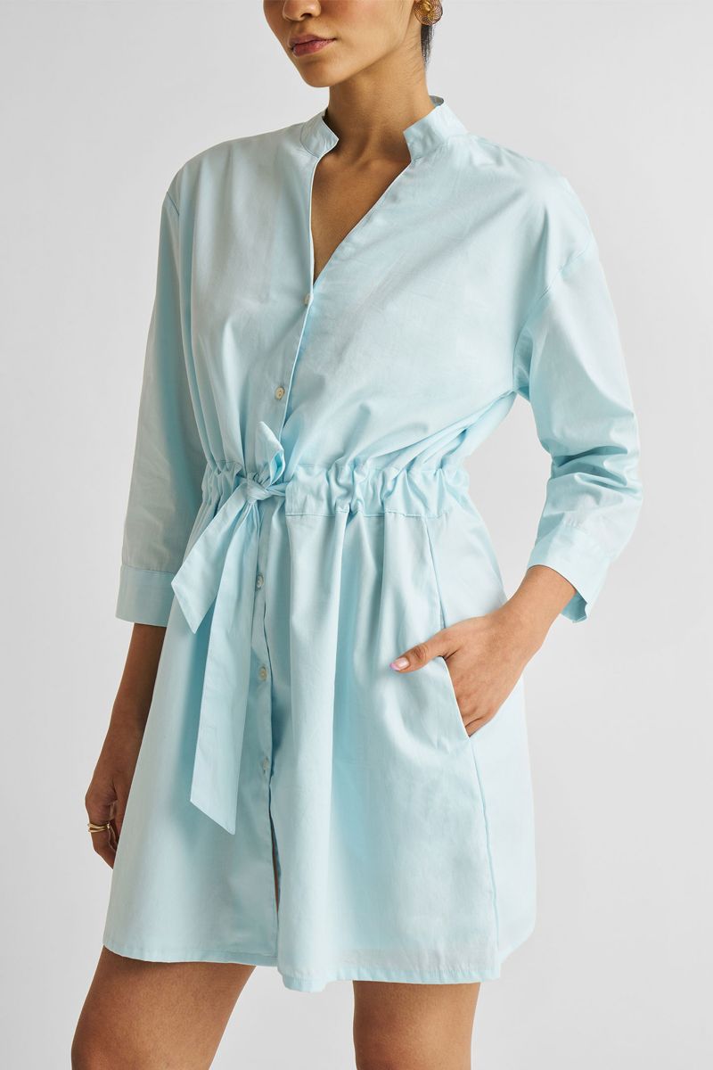 Women's Short Tie Waist Dress