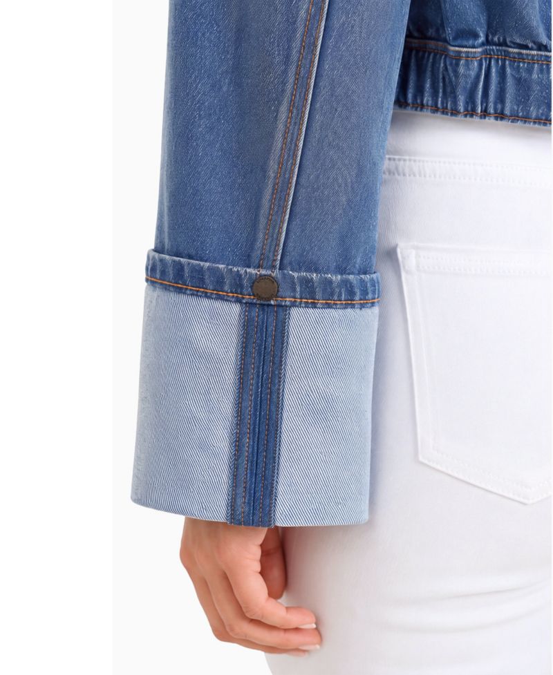 Women's Mirela Cropped-Denim Jacket