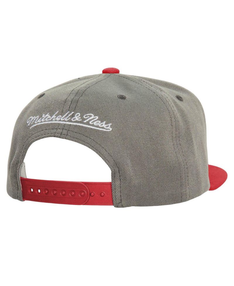 Men's Gray Texas Rangers Cooperstown Collection Basic Flip Snapback Hat