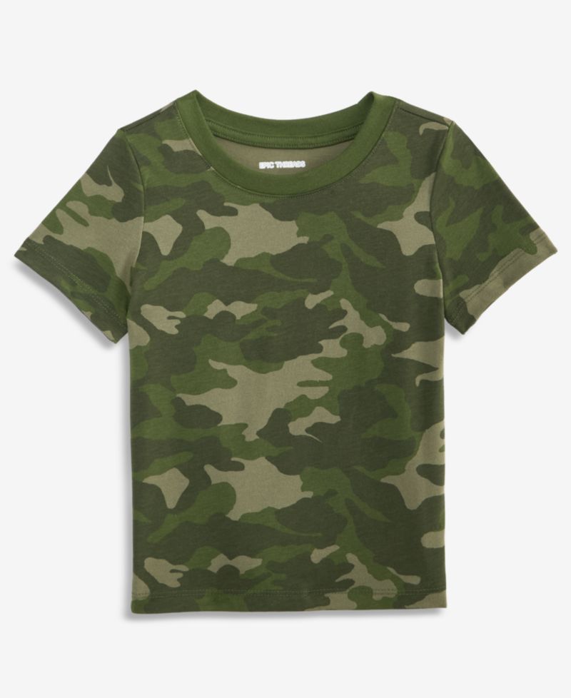 Toddler Boys' 12M-5T Short-Sleeve Camo-Print T-Shirt