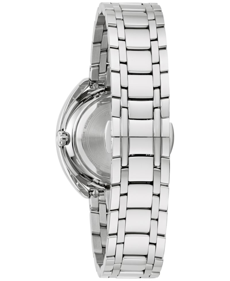 Women's Duality Diamond (1/8 ct. t.w.) Stainless Steel Bracelet Watch Box Set 34mm