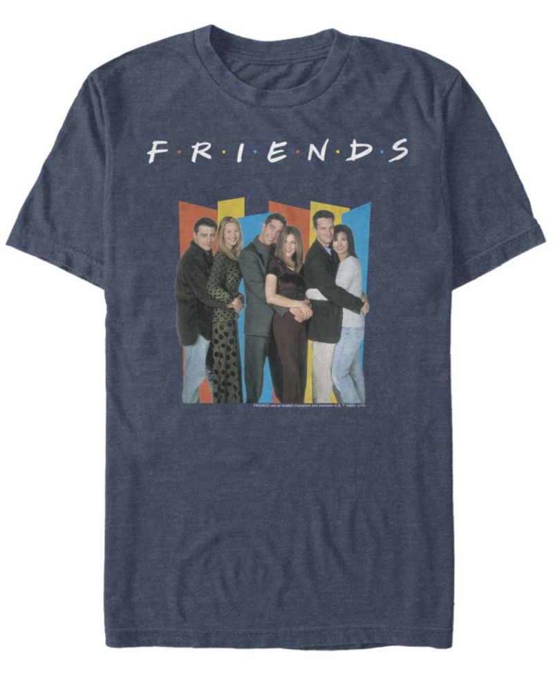 Friends Men's Portrait Panels Short Sleeve T-Shirt