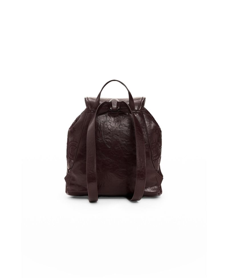 Women's Small leather-effect backpack