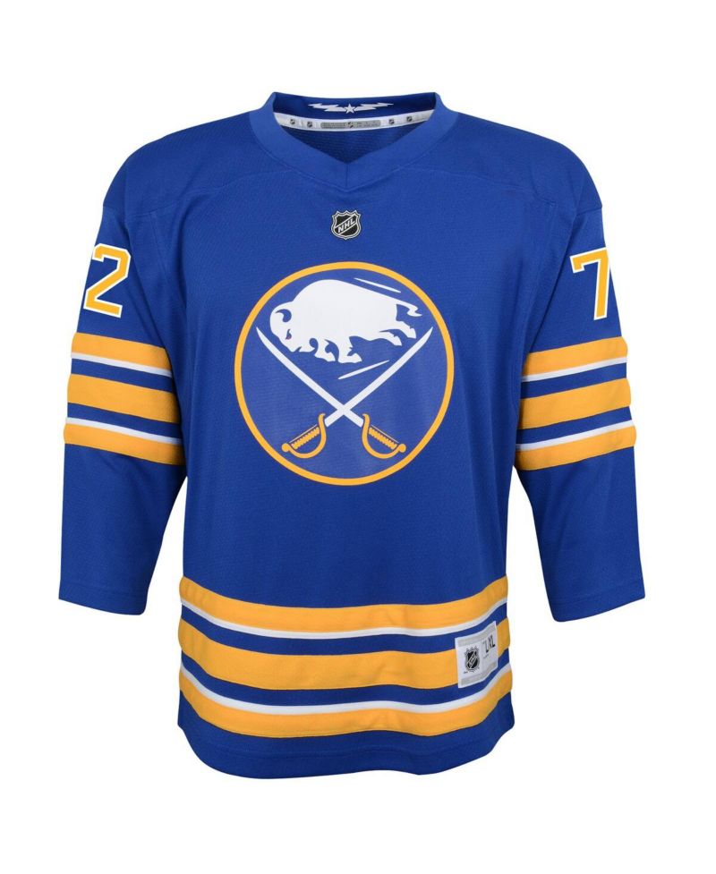 Big Boys and Girls Tage Thompson Blue Buffalo Sabres Home Replica Jersey