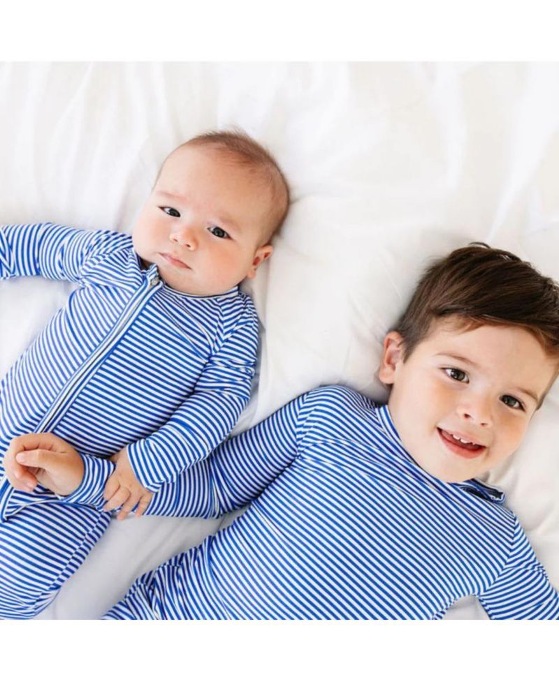 Baby Boys Cobalt Stripe Pajama Set