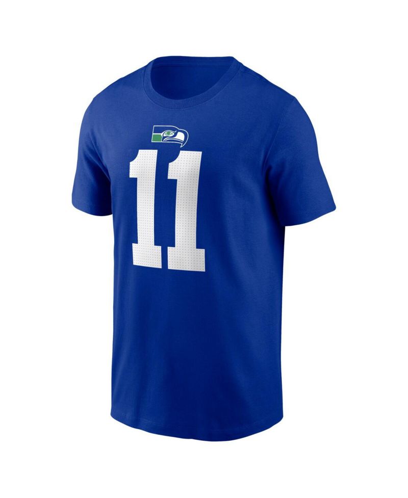 Men's Jaxon Smith-Njigba Royal Seattle Seahawks Player Name & Number T-Shirt