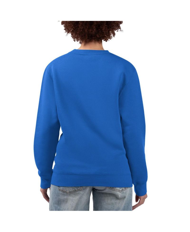 Women's Royal Philadelphia Phillies Team Logo Fleece Pullover Sweatshirt
