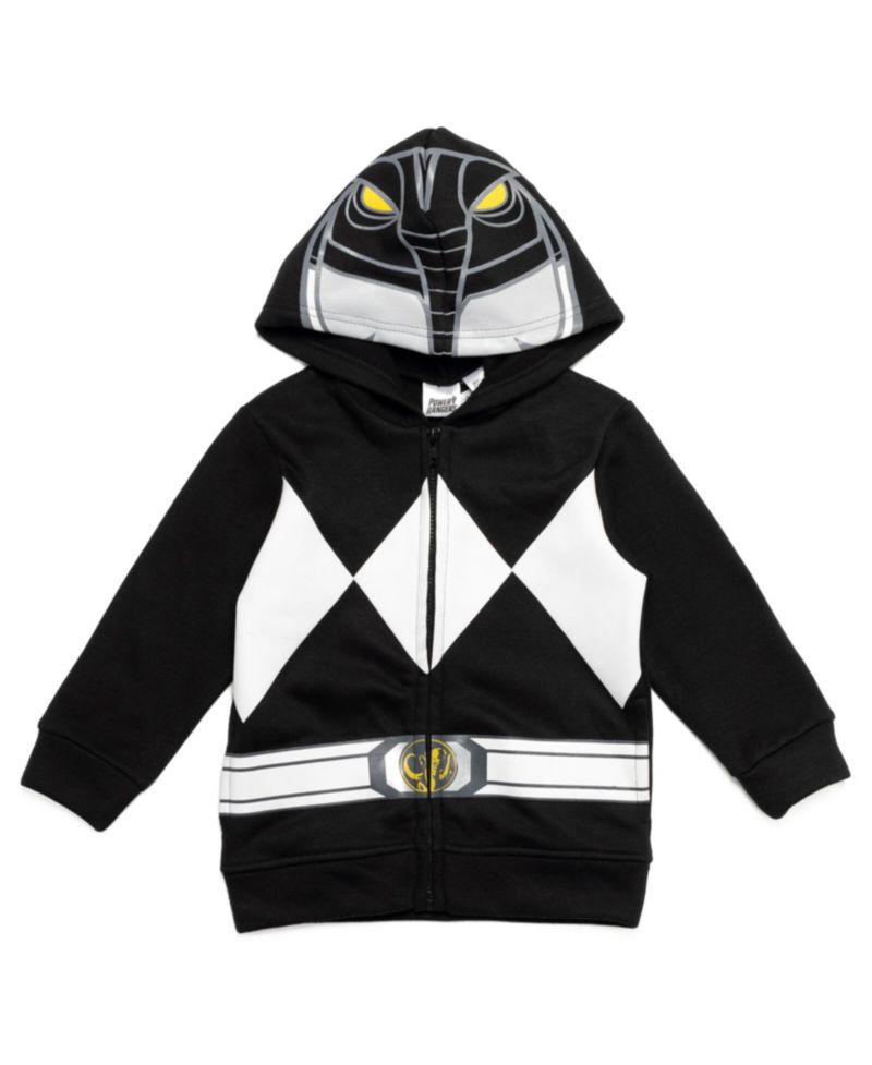 Blue Ranger Red Ranger Black Ranger Fleece Zip Up Hoodie Toddler| Child Boys