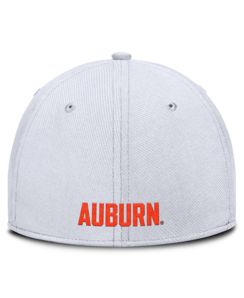 Men's White Auburn Tigers Rise Swoosh Dri-FIT Flex Hat