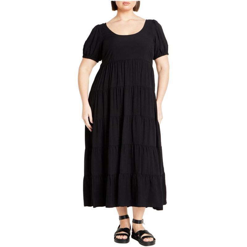 Women's Plus Size Mila Plain Dress