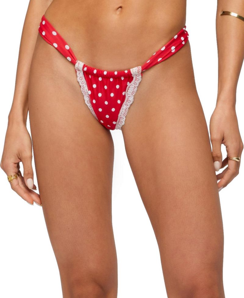 Women's Bina Lacey Polka Dot Bikini Bottom