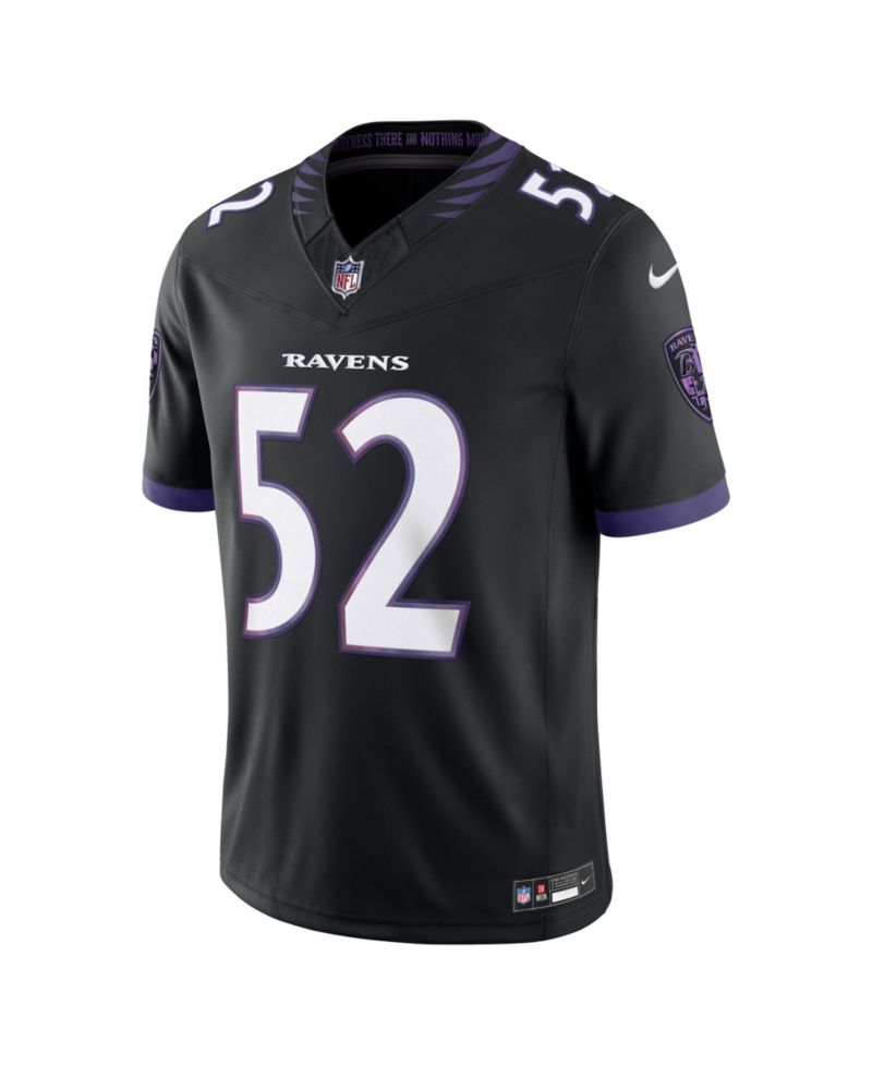 Men's Ray Lewis Black Baltimore Ravens Alternate Vapor F.U.S.E. Stitched Retired Player Limited Jersey