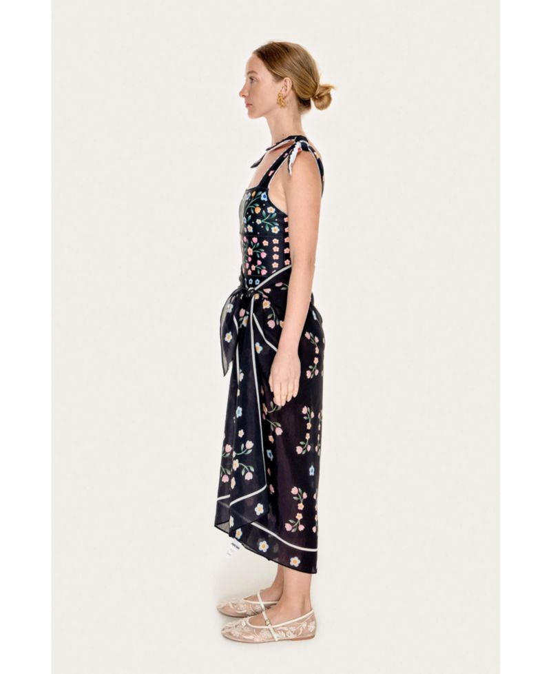 Women's Beach Sarong Wrap - Night Garden